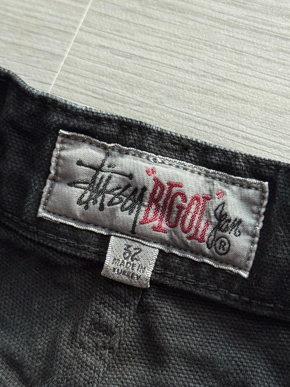 스투시 빅올진 워시드 캔버스 블랙 상품이미지4