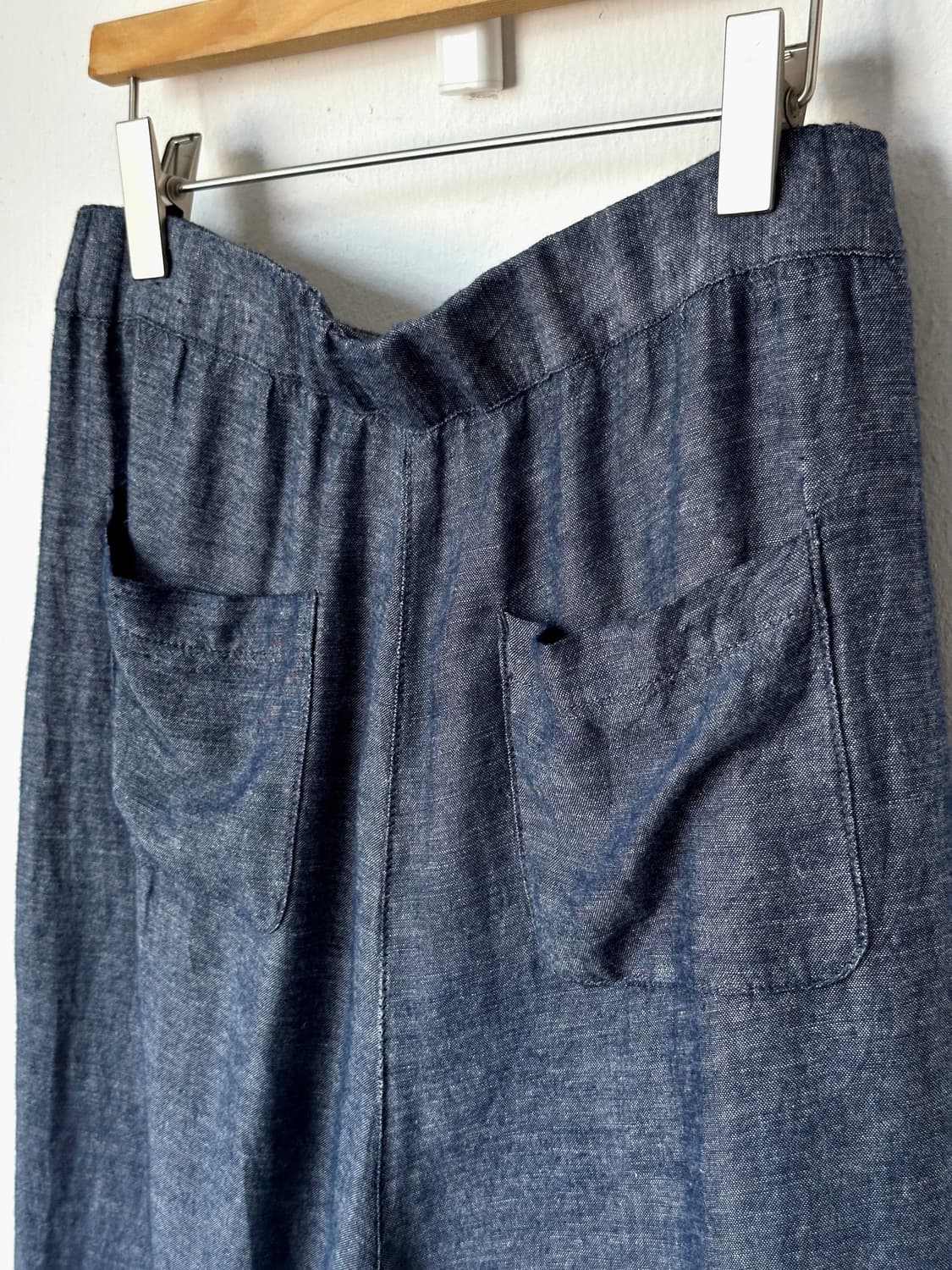 Linen rayon banded 3/4 gaucho pants 상품이미지10
