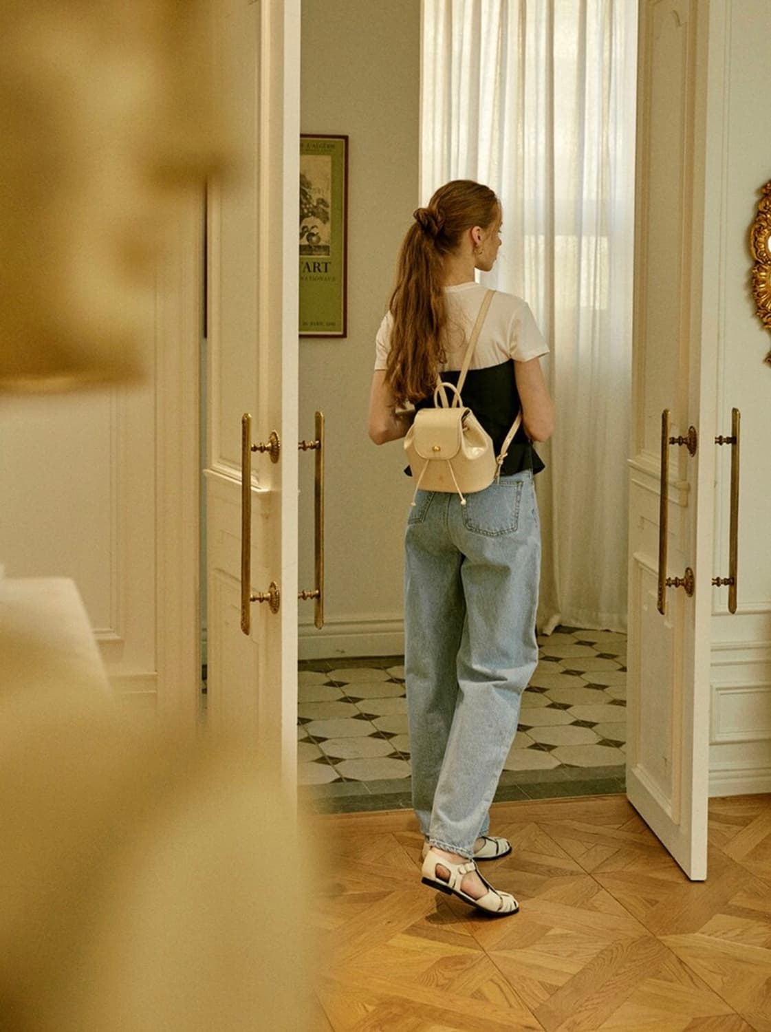 앤딜로즈 Mini Manon bag 아이보리 상품이미지2