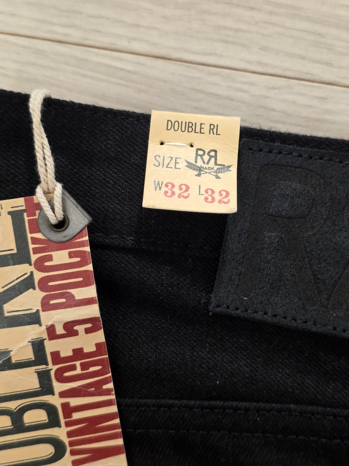 RRL 빈티지 5포켓 블랙온블랙 32×32 상품이미지3