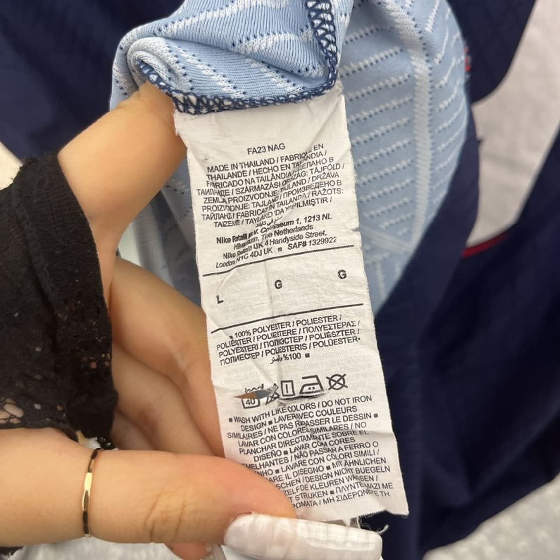 나이키 PSG 파리생제르맹 이강인 홈 유니폼 져지 반팔티 L C10904 상품이미지6