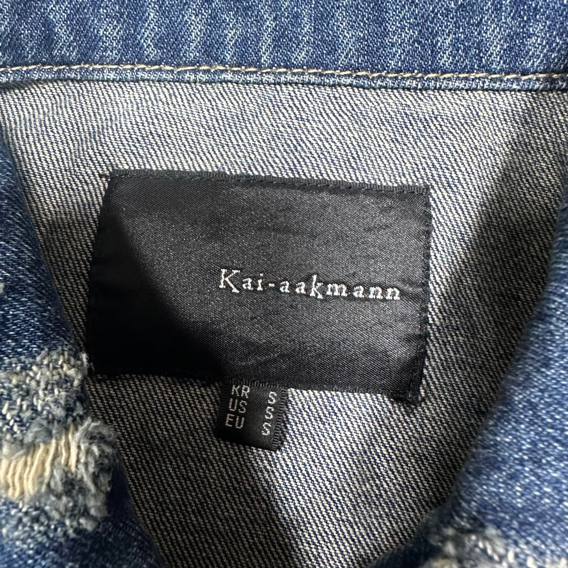 ✨ (바배) 카이아크만 데님 청 자켓 상품이미지3