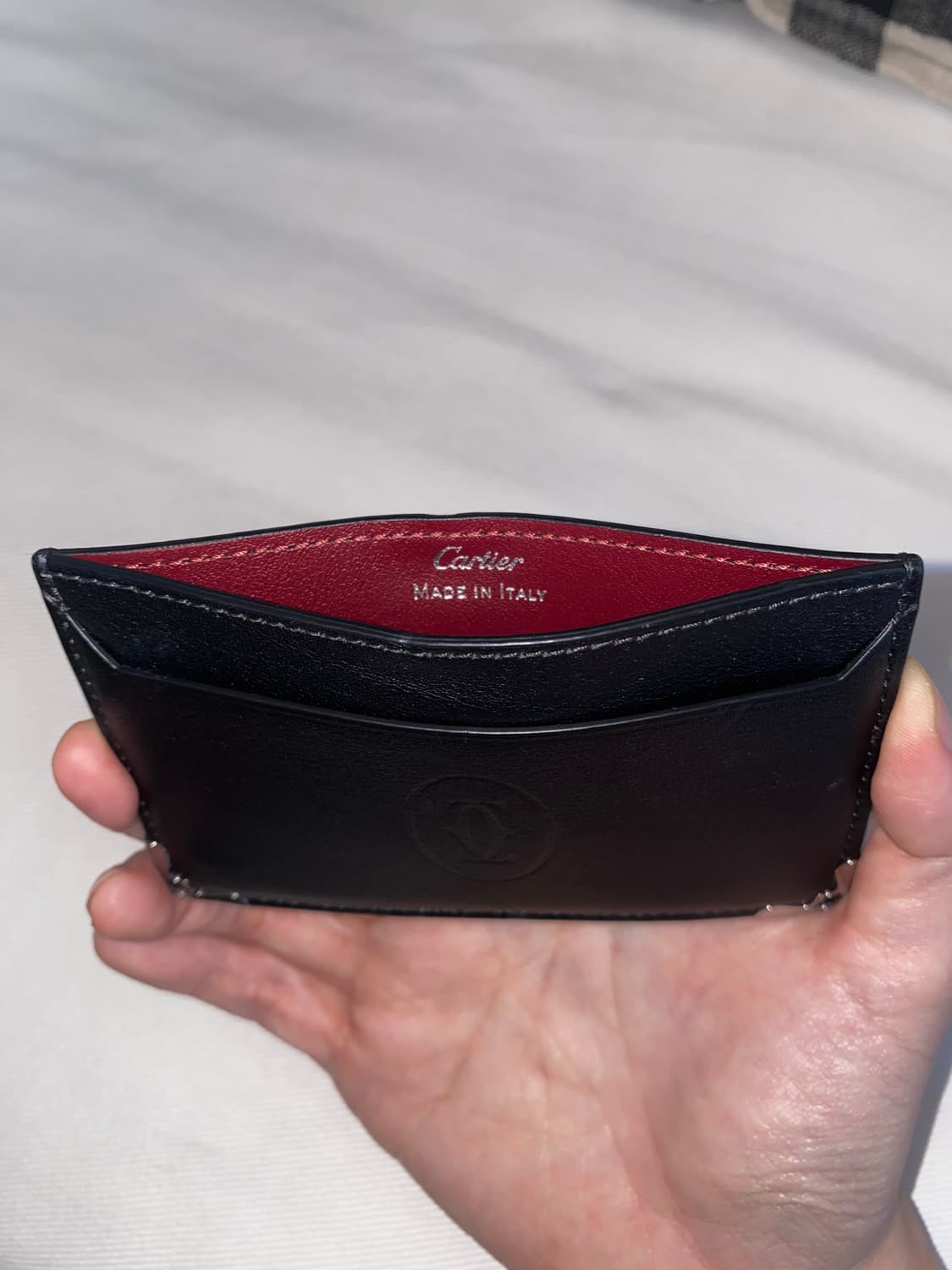 까르띠에 머스트 블랙 레더 카드 홀더 상품이미지7