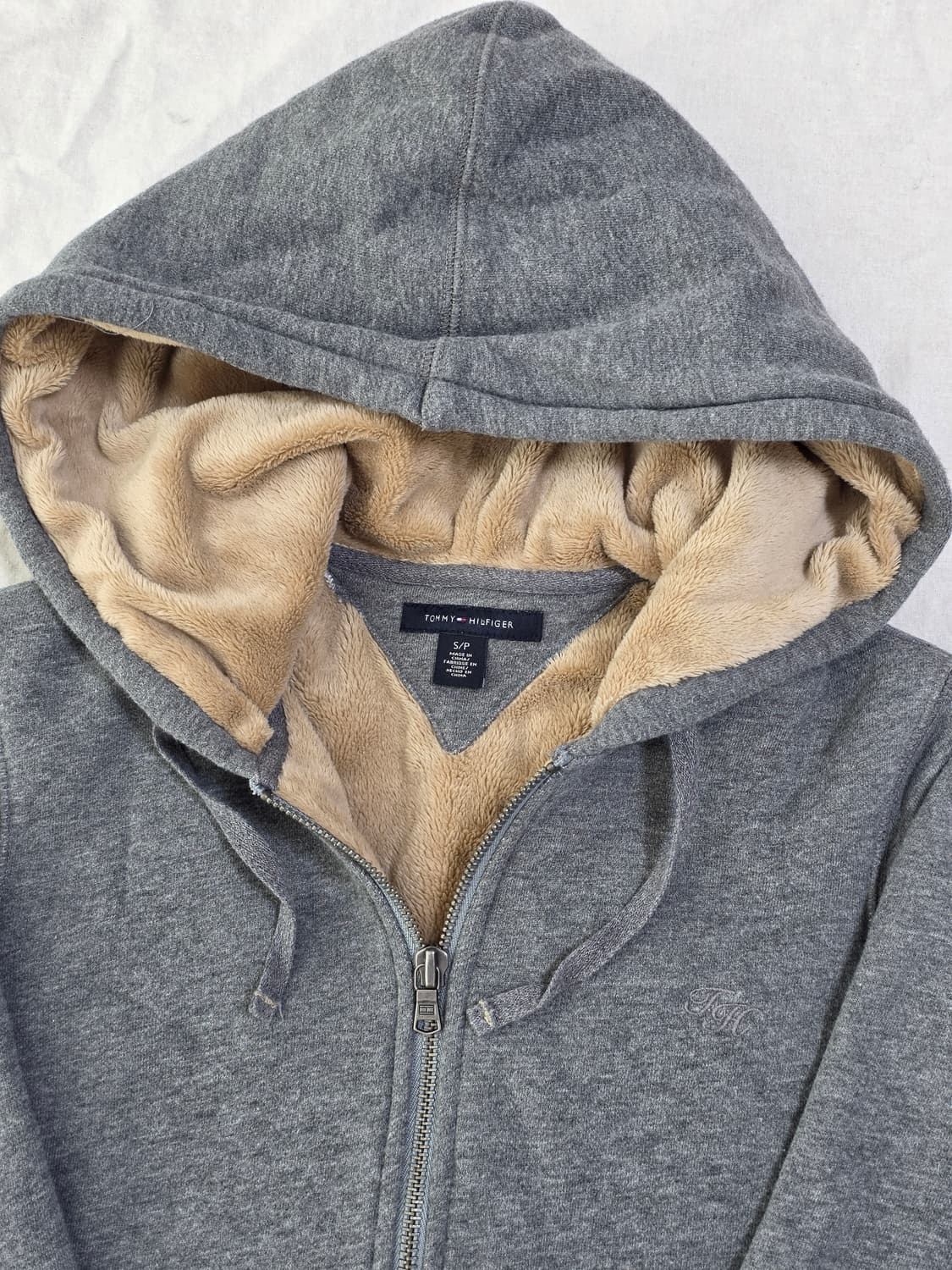 타미힐피거 퍼 후드 집업 일본빈티지 상품이미지4