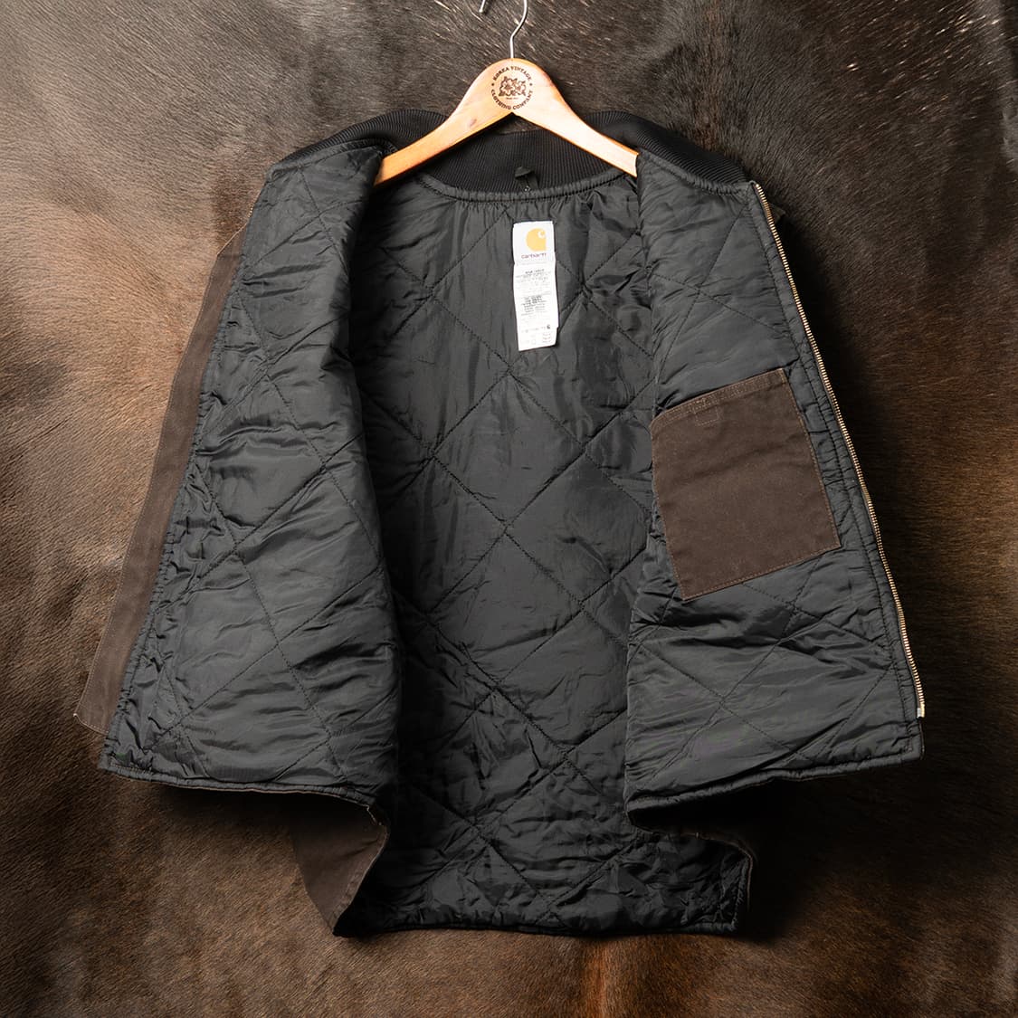 [2XL] 칼하트 V02 DKB 샌드스톤 아크틱 워크 베스트 다크 브라운 상품이미지7