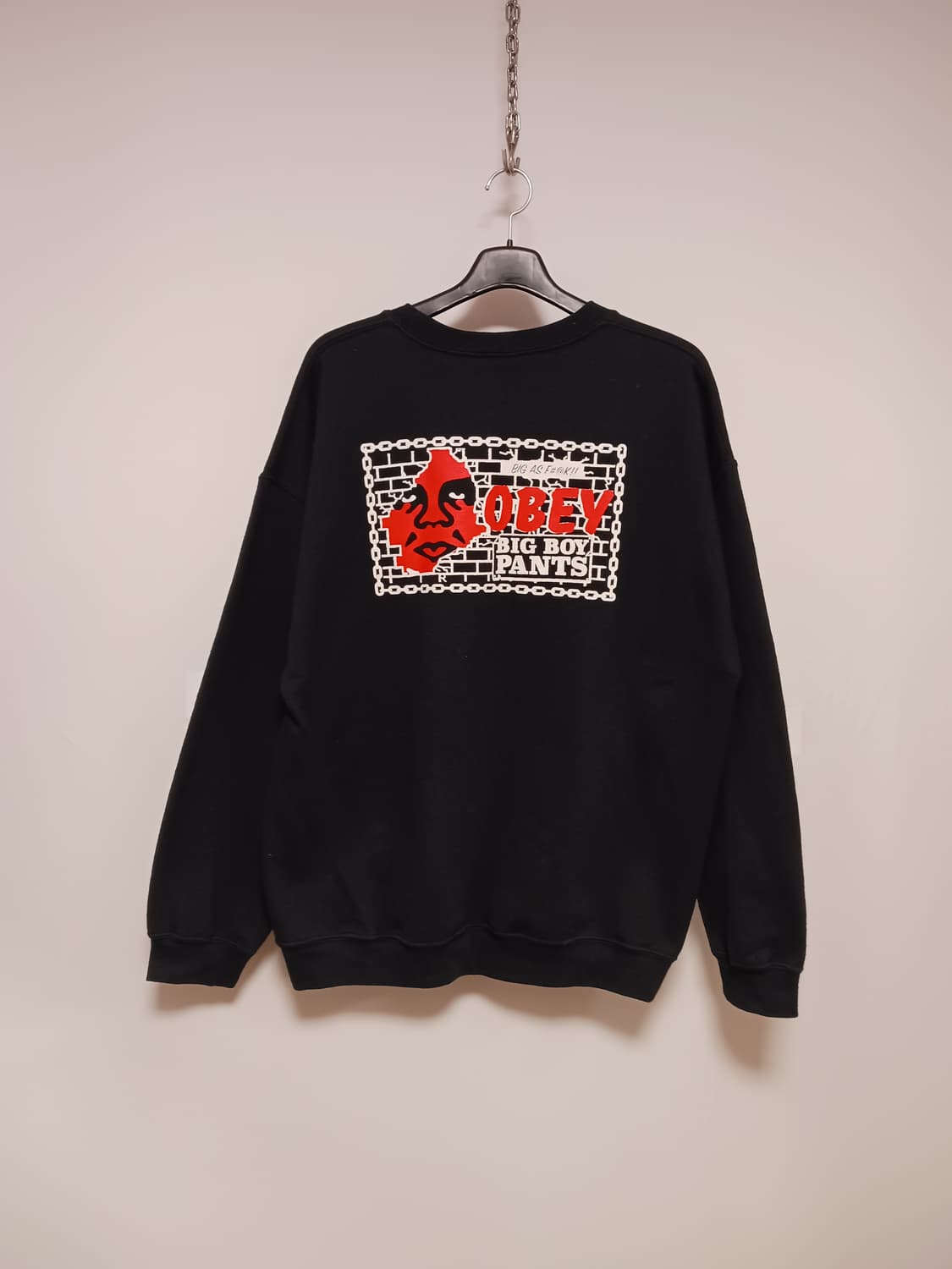 오베이 빅보이 팬츠 볘이직 기모크루넥 상품이미지5