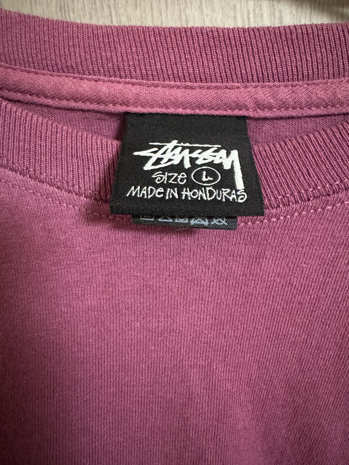 스투시 베이직 스투시 롱슬리브 티셔츠 베리 2024 상품이미지3