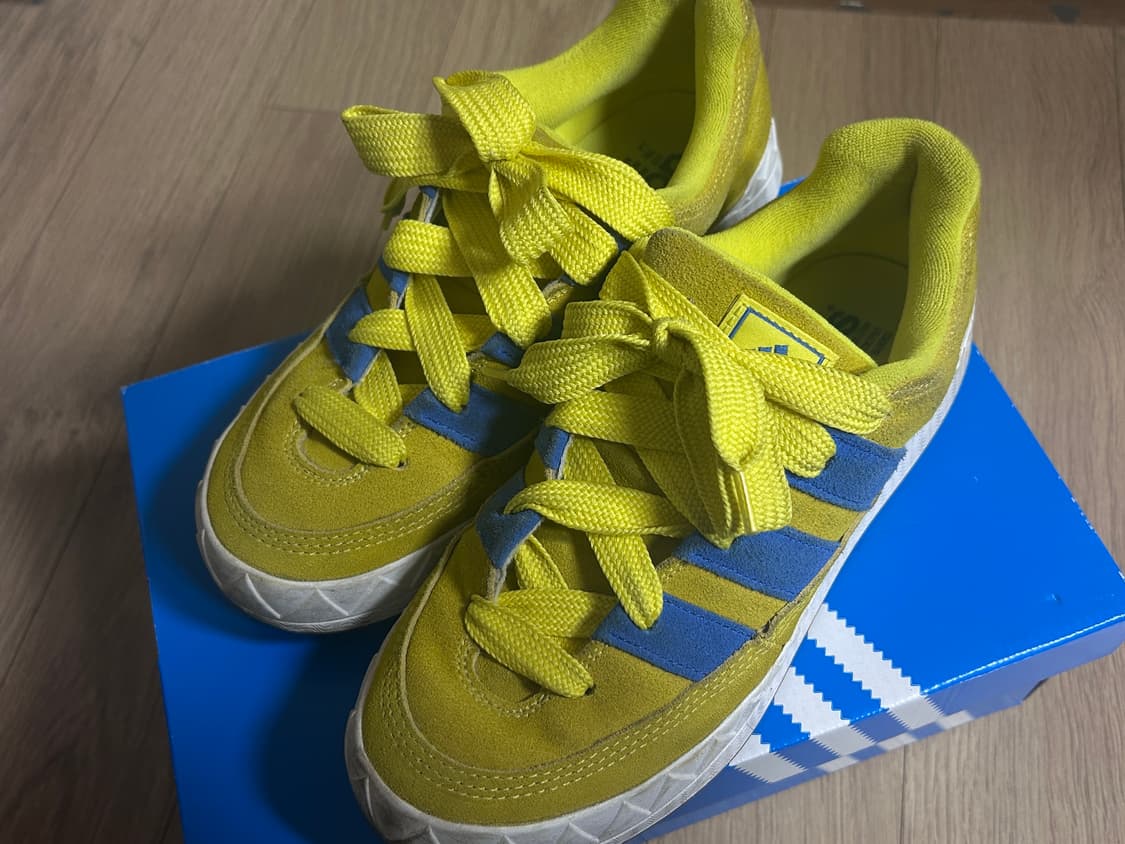 아디다스 아디매틱 브라이트 옐로우 블루 (250) 상품이미지1