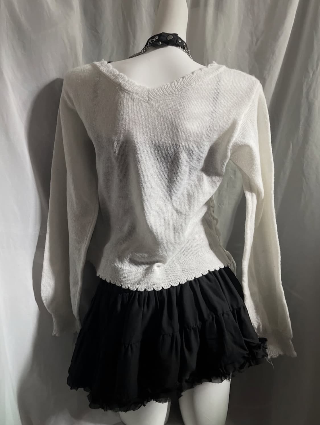 Axes femme 엑시즈팜 글리터 아일렛 니트 상품이미지3