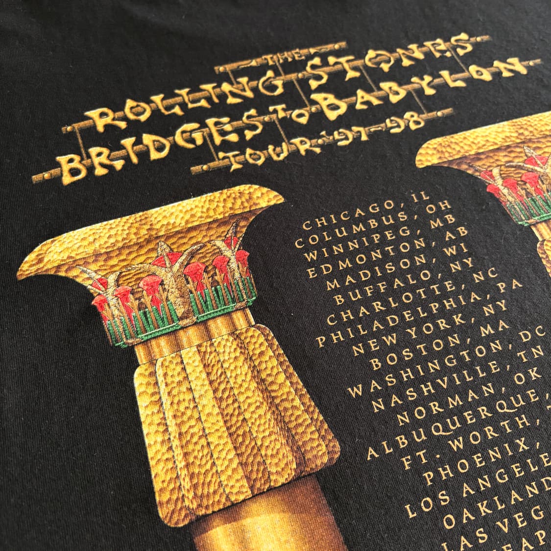 90s 빈티지 롤링스톤즈 밴드 티셔츠 상품이미지7