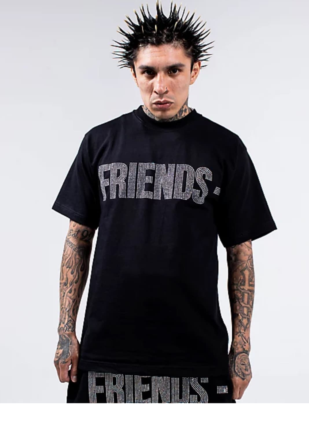 브이론 라인스톤 티셔츠 새상품 상품이미지3