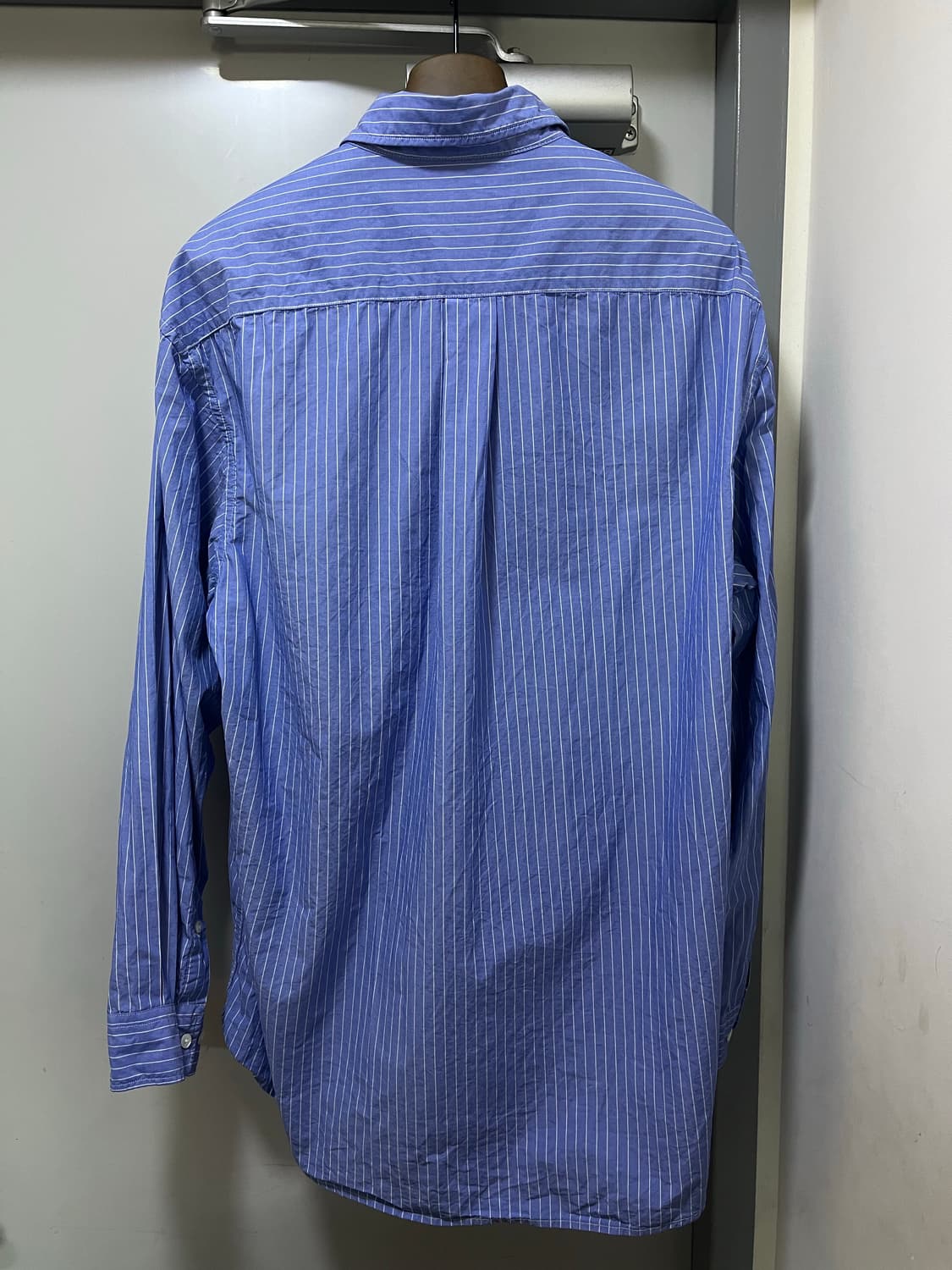 [M] 토마스모어 레인 스트라이프 셔츠 블루바오 상품이미지5