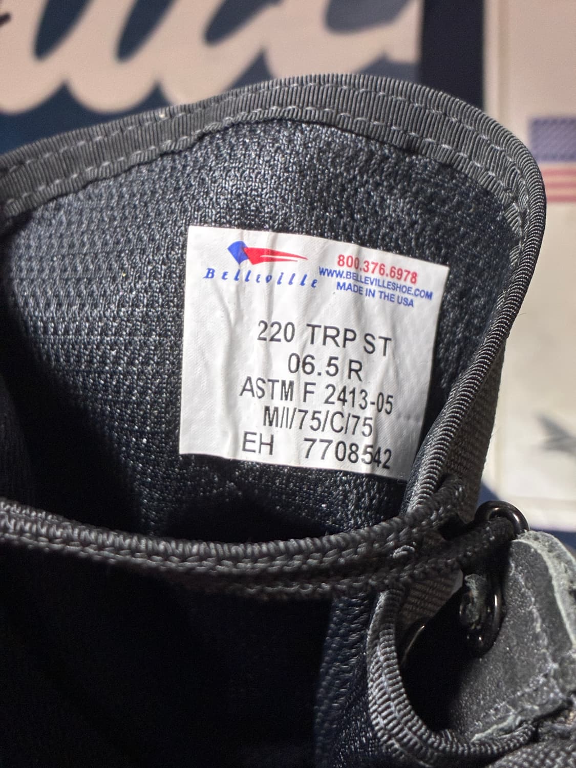 미군 군화 베르빌 (250mm)/ 작업화 안전화 스틸토 상품이미지7