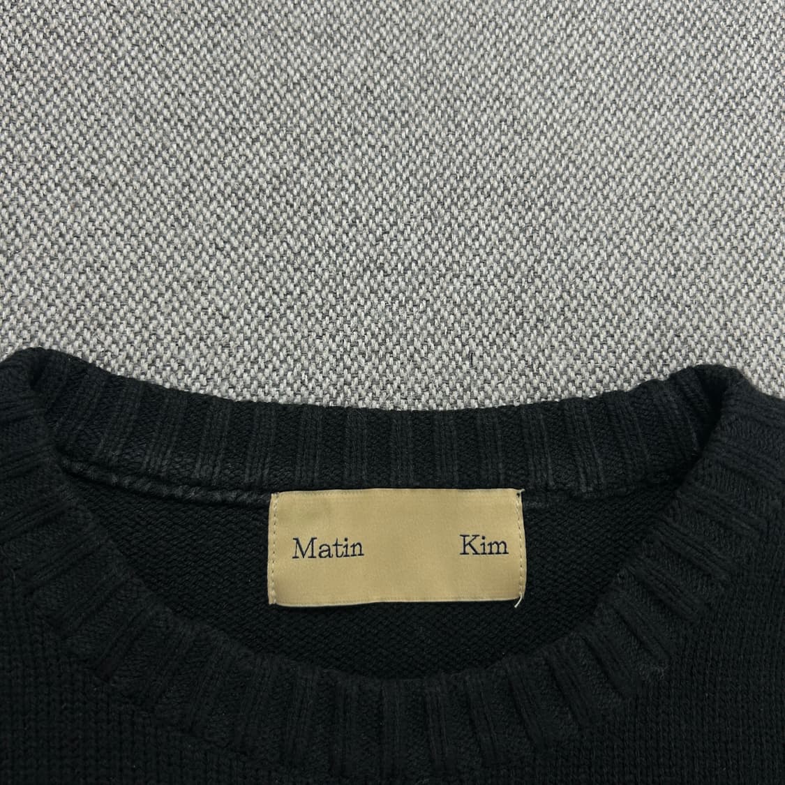 마뗑킴 풀오버 빅로고 니트(F) 상품이미지2