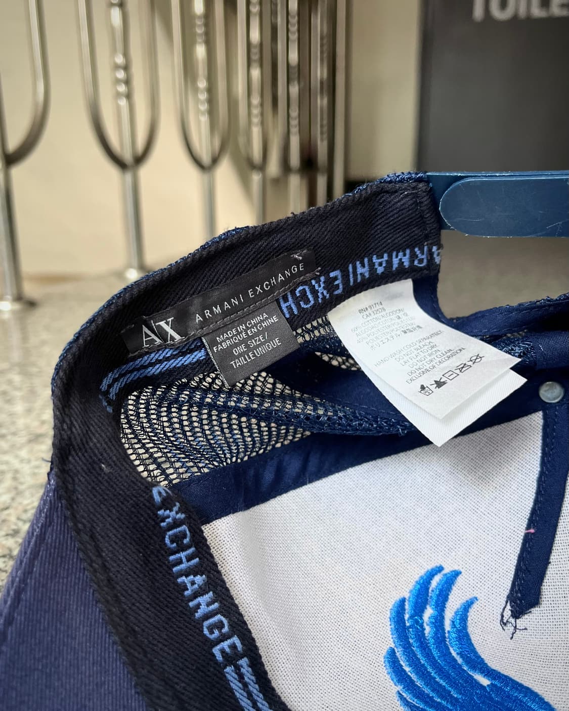 Armani Exchange Eagle Embroidery Cap 상품이미지7