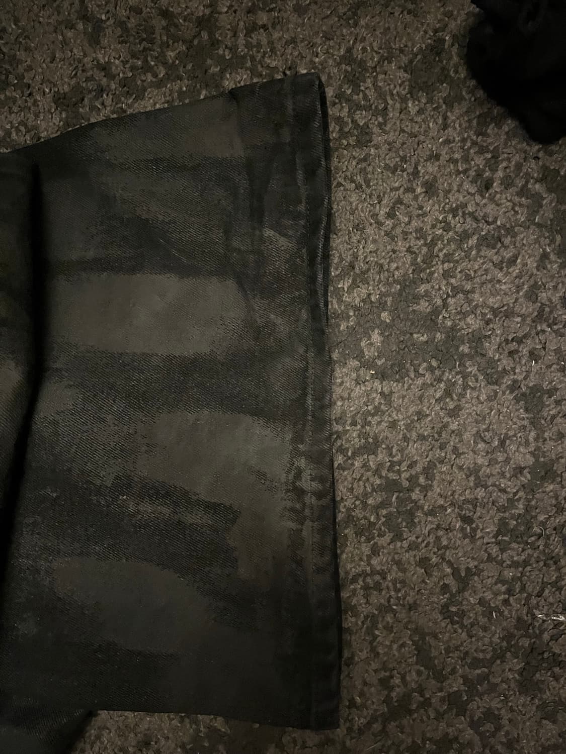 선데이오프 Waxed Black Denim - Black 상품이미지3