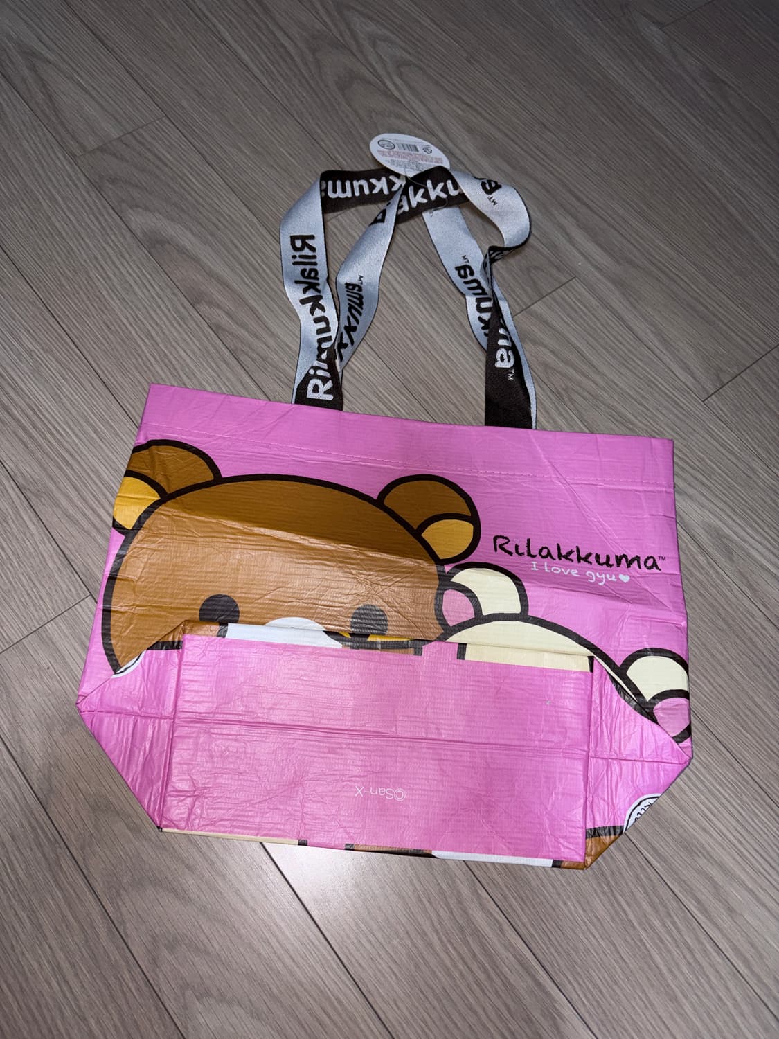 리락쿠마 CU 빼빼로 더스트백 핑크 코리락쿠마 가방 양도  1.5 상품이미지2