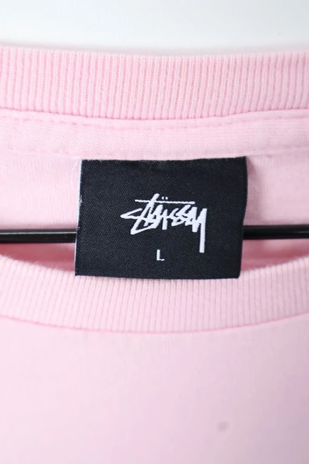Stussy Basic Logo Pink Tee 상품이미지6