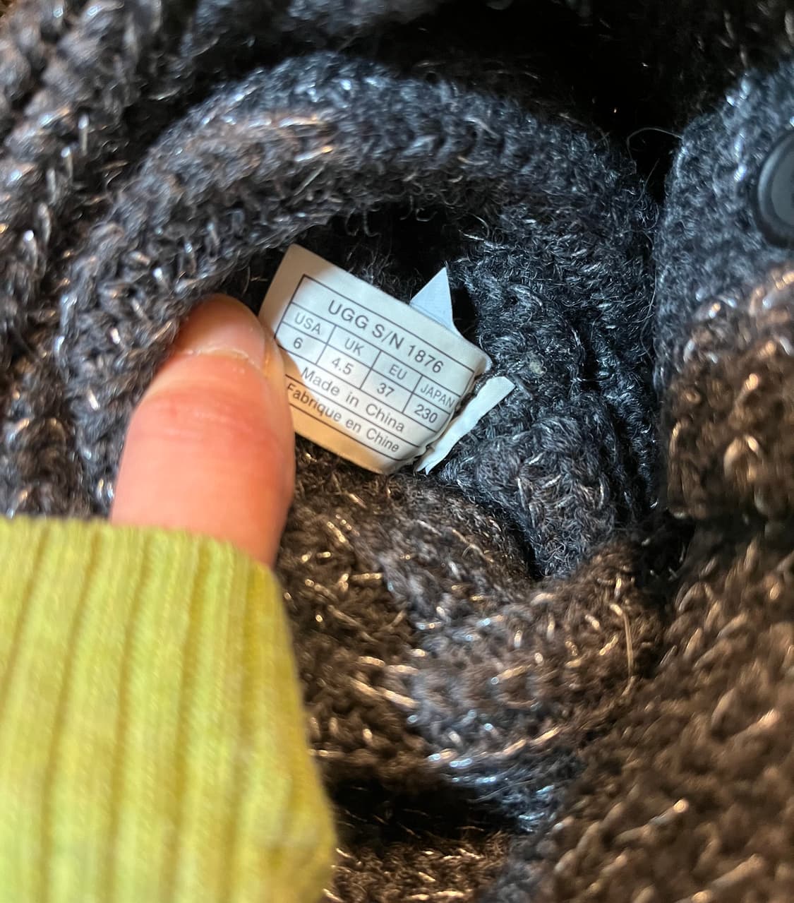 (❤️‍🔥⏰타임세일) 풀박! 상태 A+ 어그 카디 부츠 차콜 그레이 상품이미지6