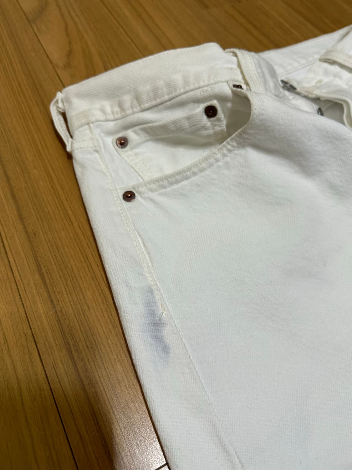 리바이스 501 화이트진 팝니다 (32/32) 상품이미지6