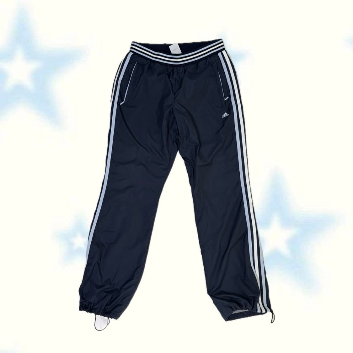 일본 빈티지 y2k 아디다스 clima365 하늘색 라인 트랙 팬츠 상품이미지2