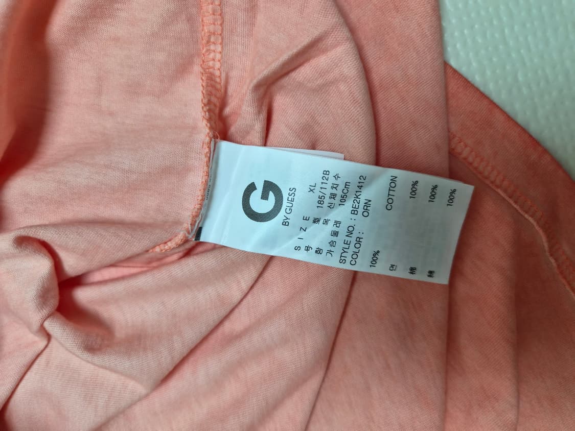 지바이게스 G by Guess 가먼트다잉 프린트 반팔티셔츠 105 오렌 상품이미지7