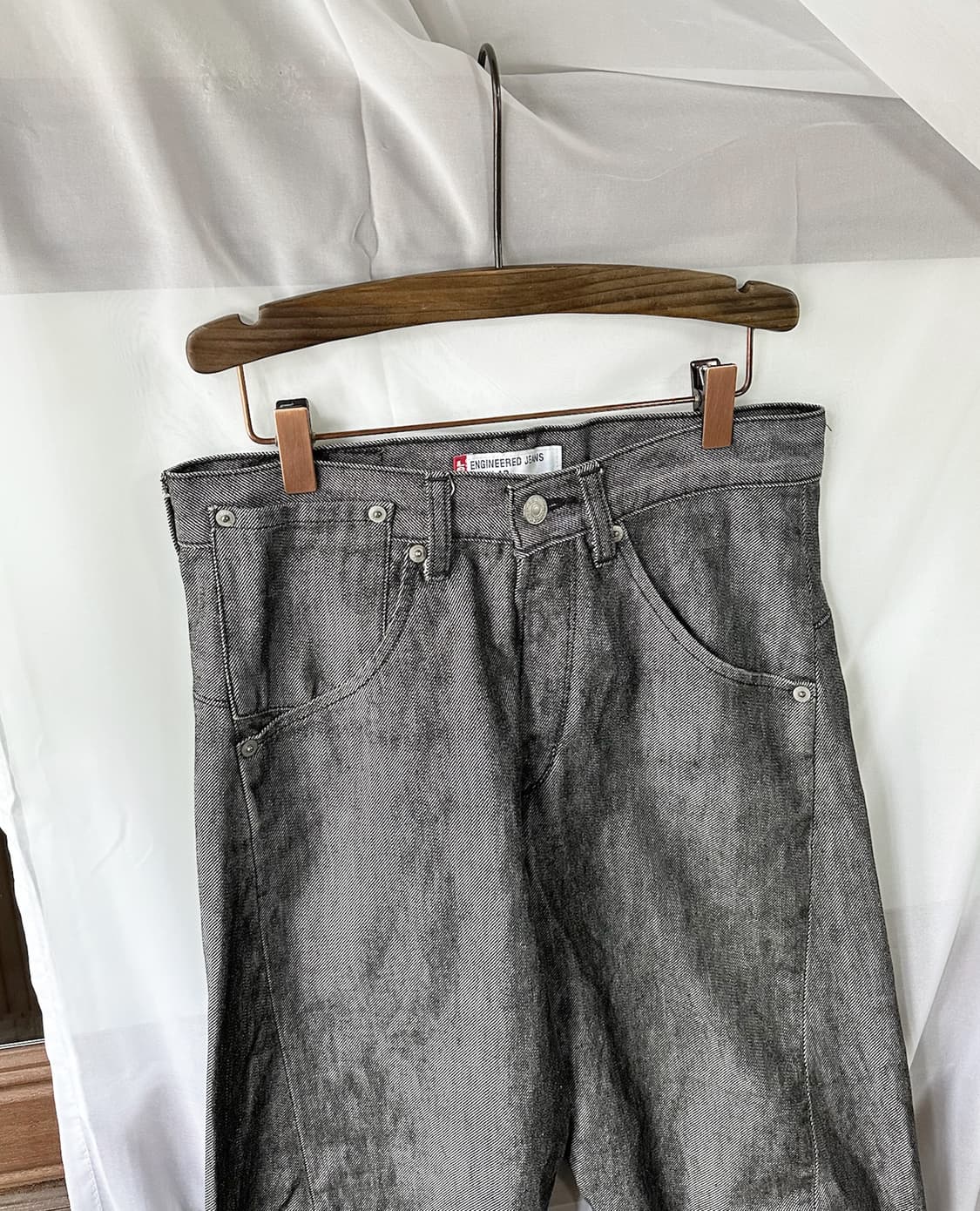 LEVI'S engineered regular black w30 상품이미지6