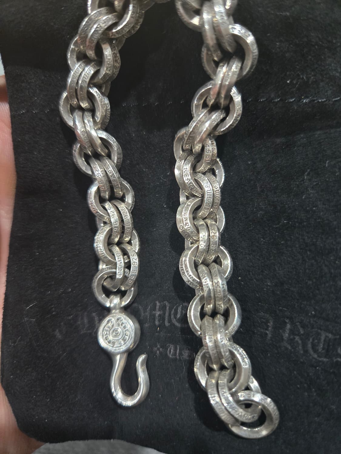 크롬하츠 더블B링 팔찌 상품이미지3