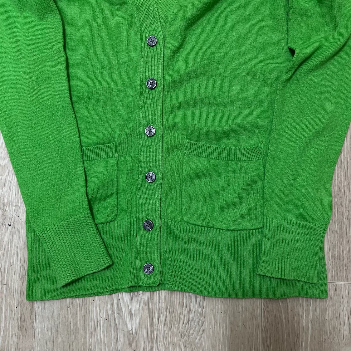 아베크롬비 앤 피치 무스 자수 로고 니트 가디건 [그린] M/95 상품이미지3