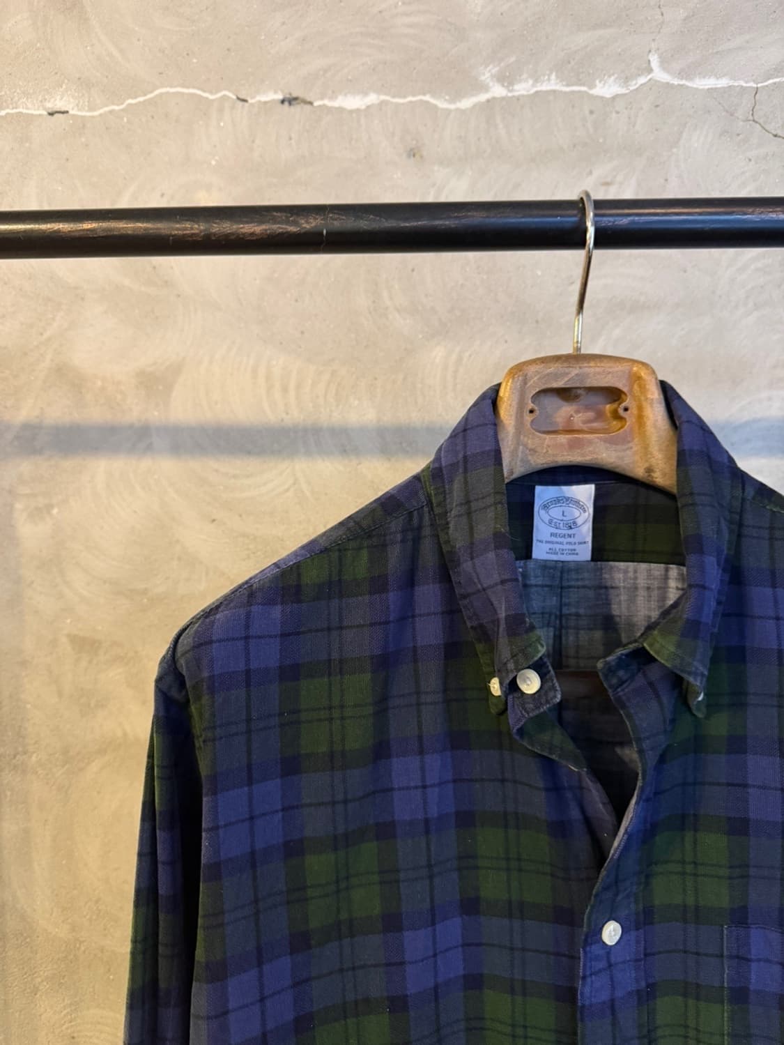 브룩스 브라더스 블랙와치 코듀로이 셔츠 100 상품이미지2