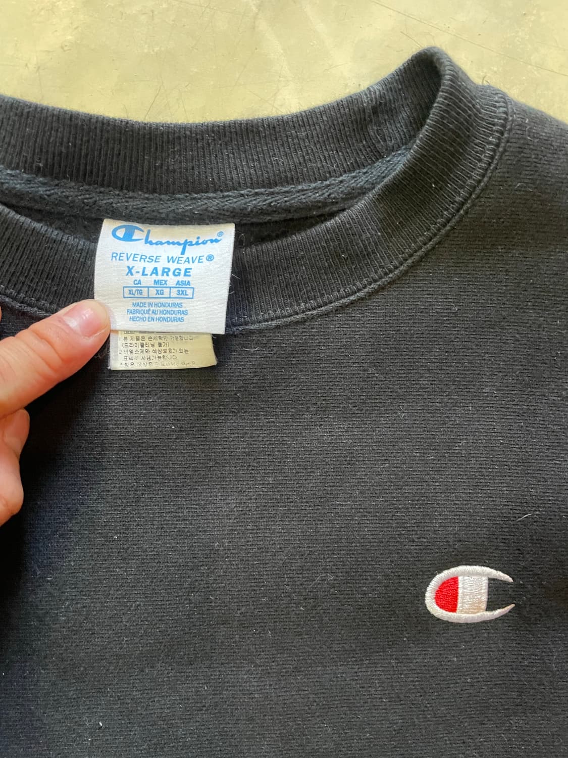 챔피온 리버스 위브 스웻 셔츠 XL 상품이미지4
