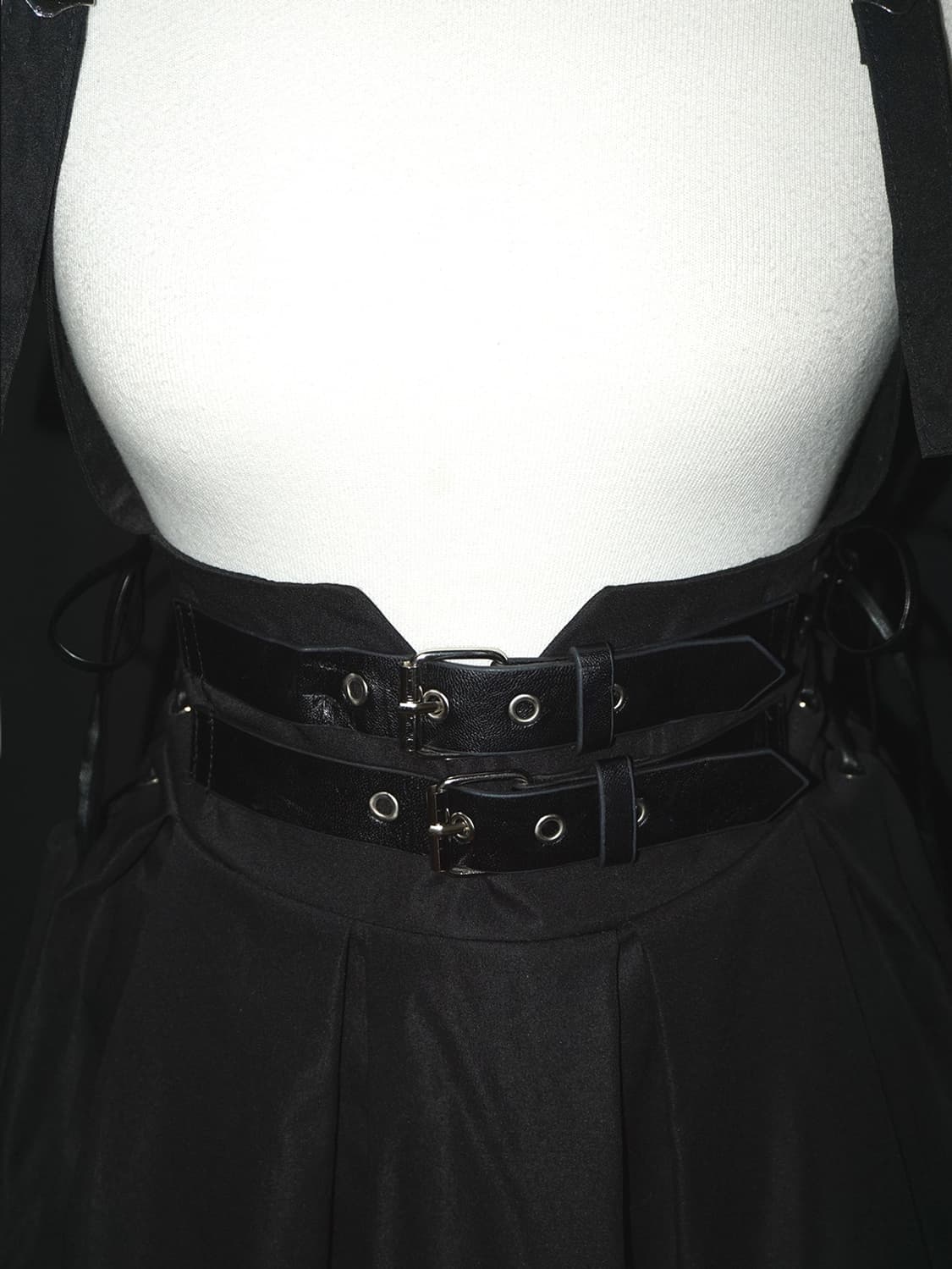 gothic side corset skirt  상품이미지5