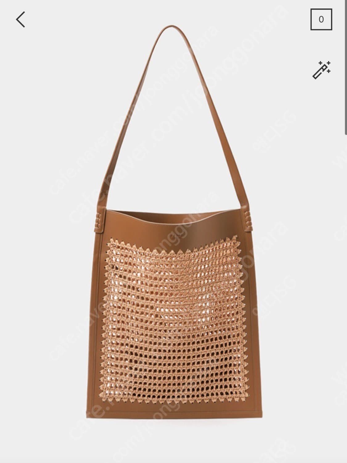 [정품] 타임옴므 22ss 보헤미안 레더 크로셰 숄더백 상품이미지6