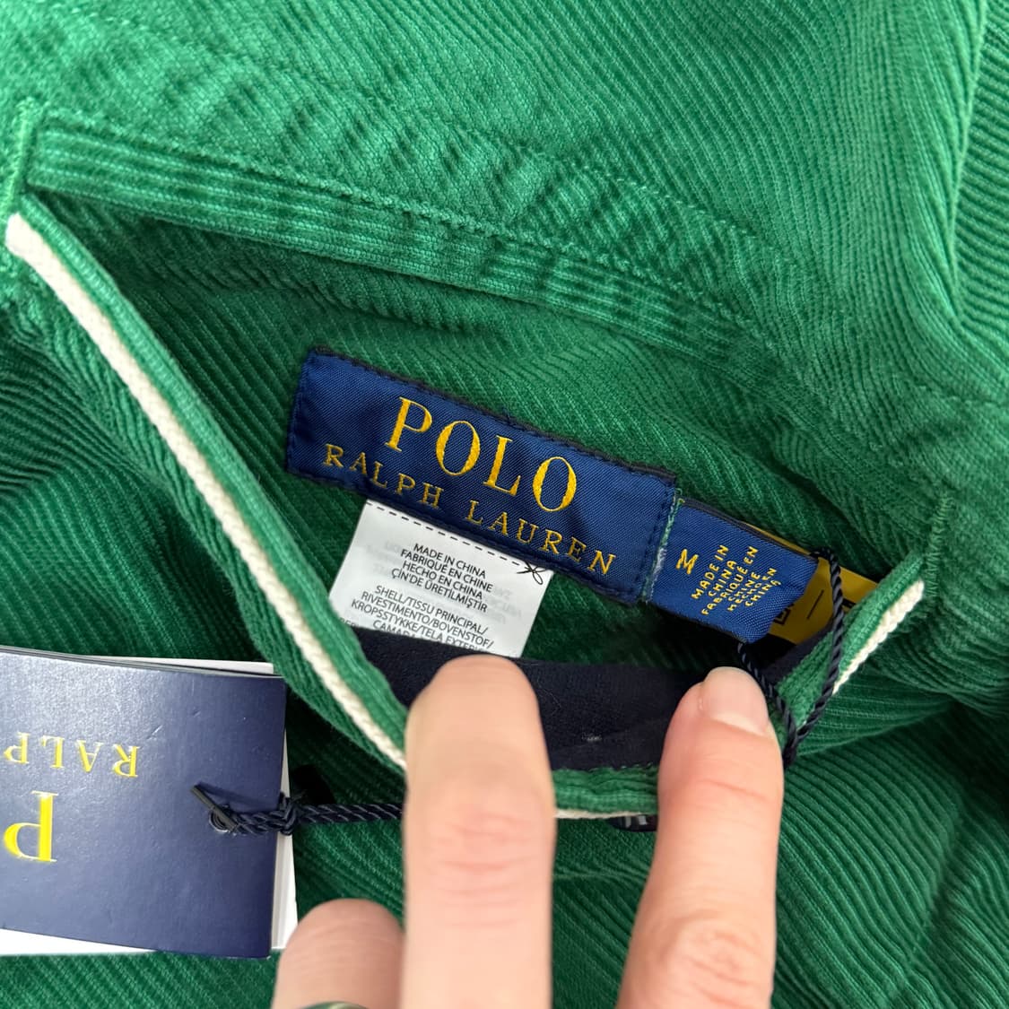 폴로 랄프로렌 리버시블 레터맨 재킷-멀티컬러 상품이미지10