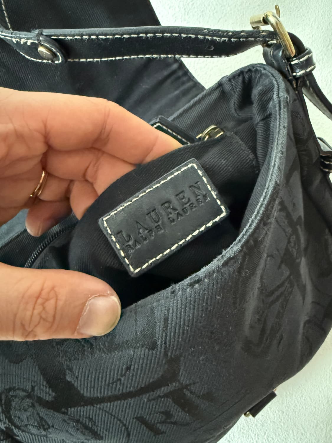 랄프로렌(Ralph Lauren) 원단 레더 크로스백 상품이미지8