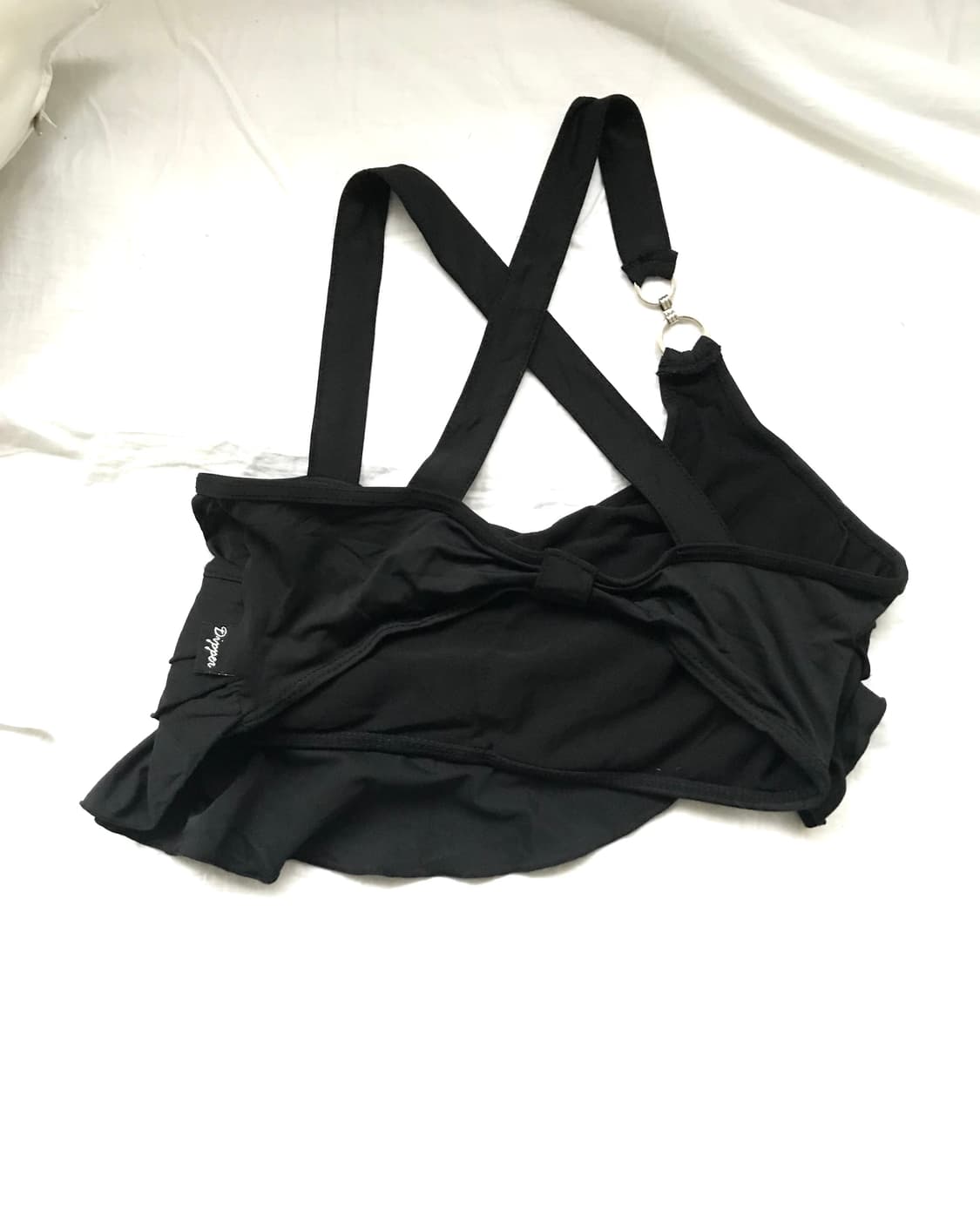 Black&Silver cubic cancan tank top  상품이미지3