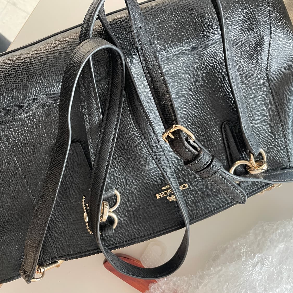 코치 블랙 토트백 2way 크로스백 상품이미지5