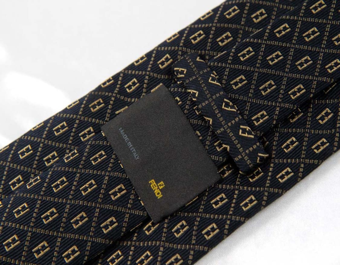펜디 9.5cm S등급 FF로고 남자 명품 넥타이 상품이미지3