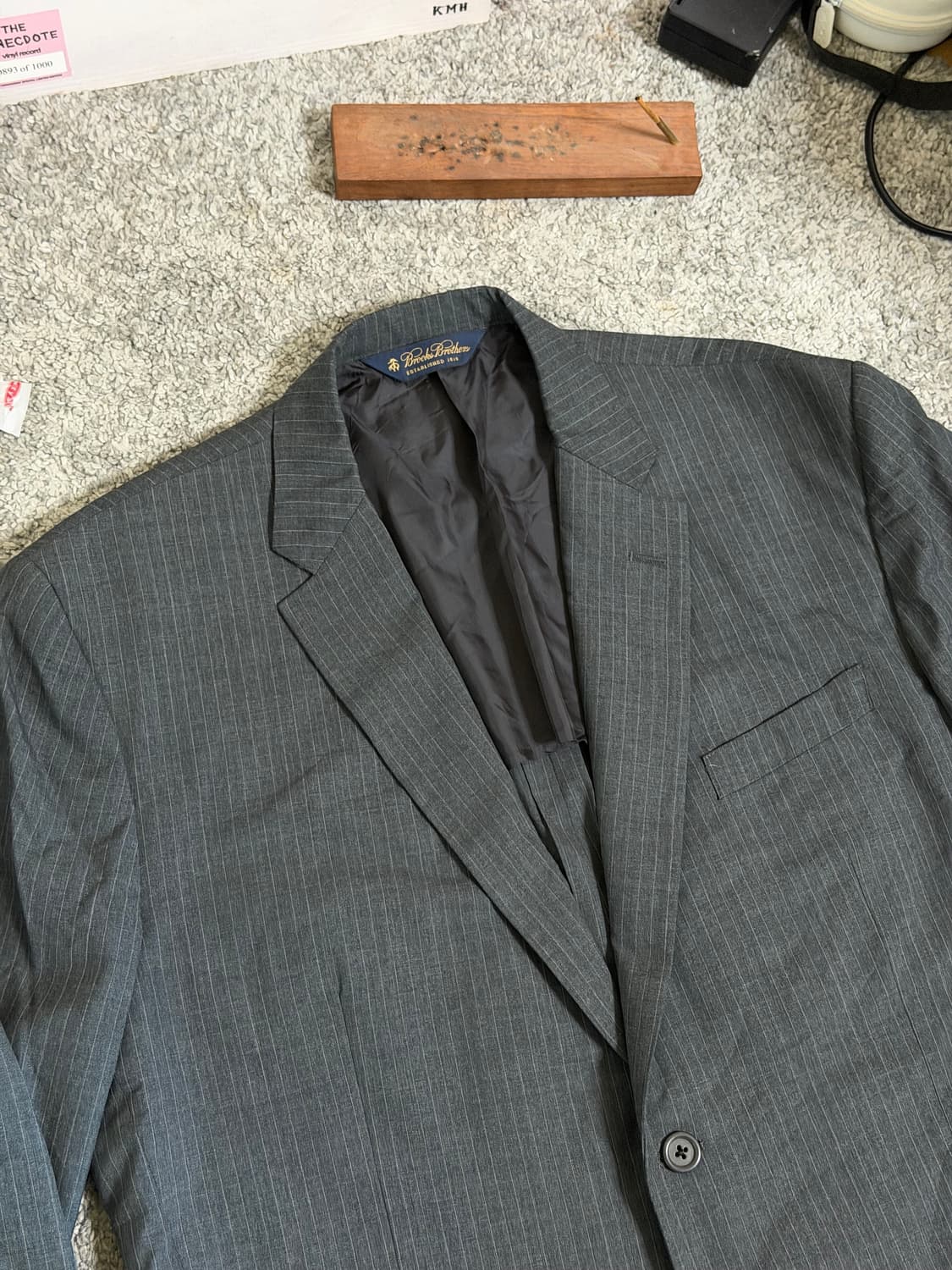 브룩스브라더스 핀 스프라이트 울 블레이저 상품이미지3