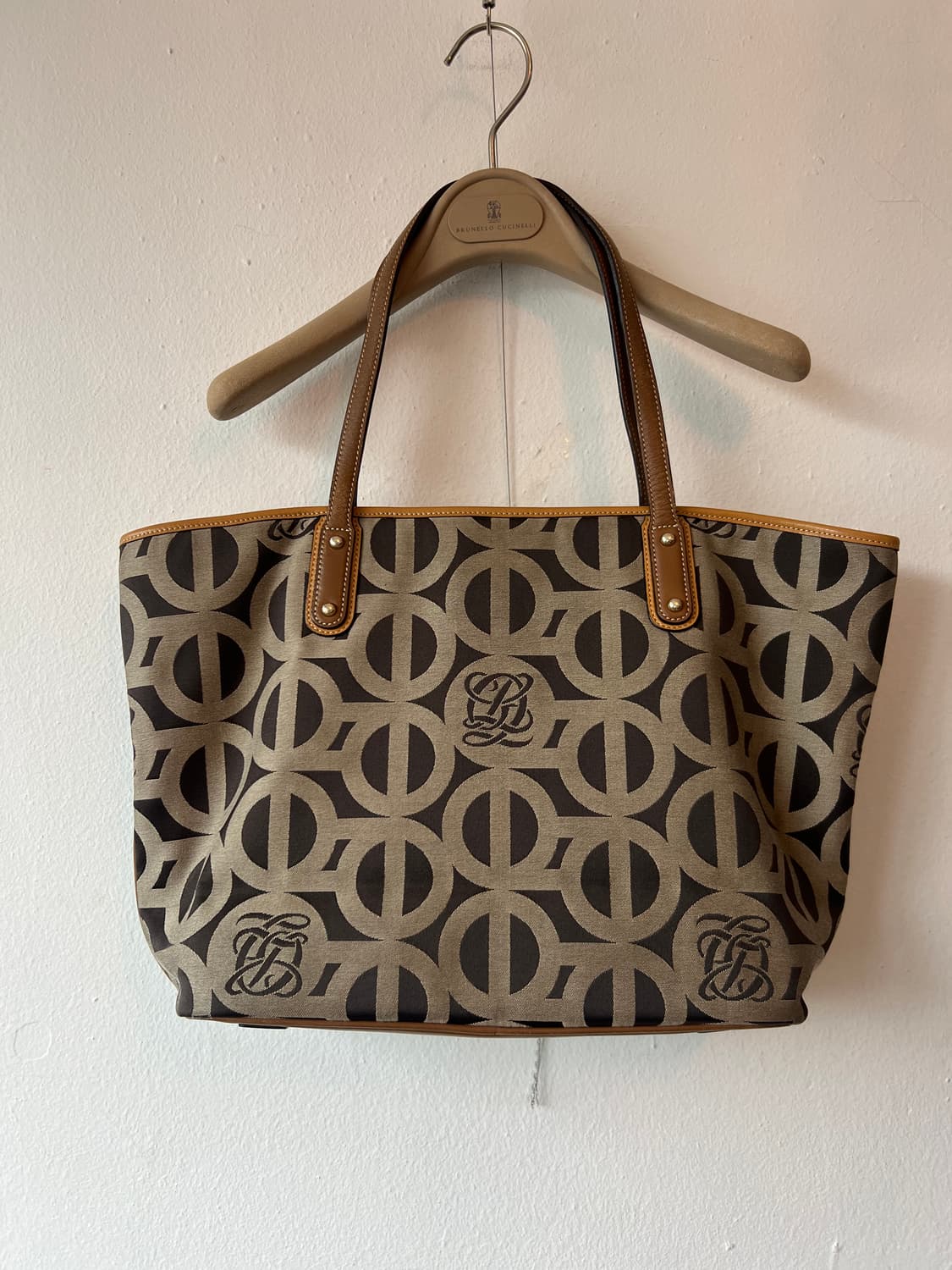 루이까또즈 브라운 로고 숄더백 쇼퍼백 상품이미지2