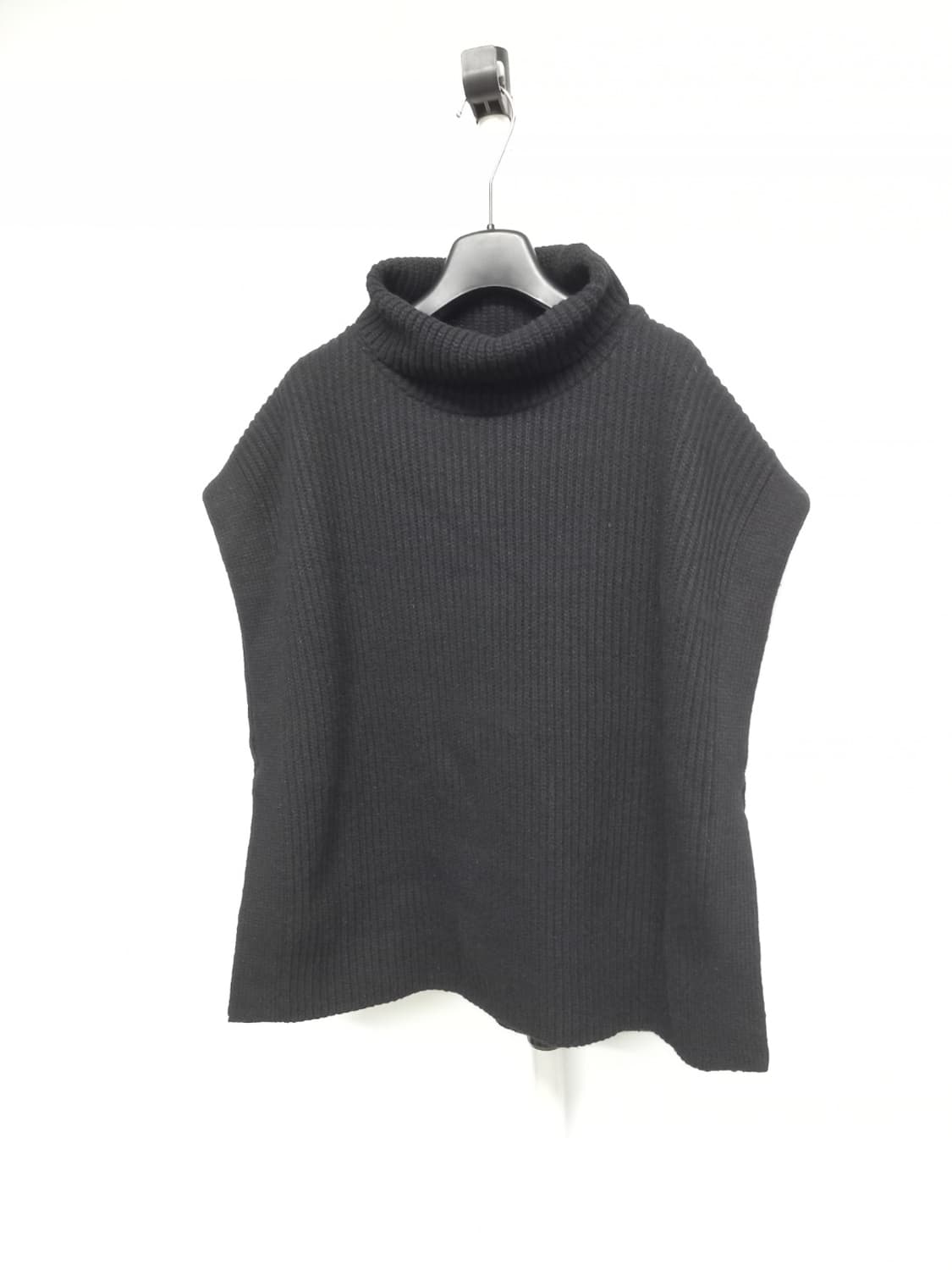 어텐션 춘추동 하이넥 모 골지 루즈박시핏 베스트 F 33-77 상품이미지3