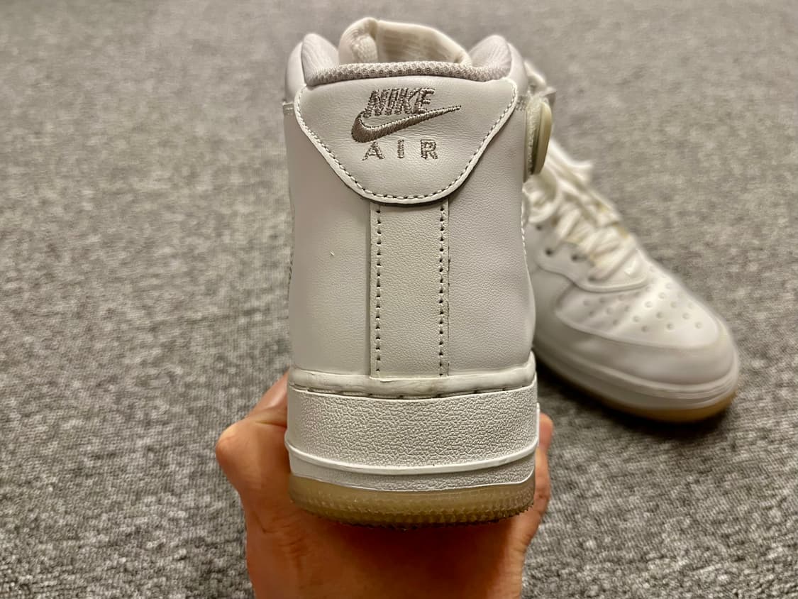 [270] 나이키 에어포스1 미드 화이트 상품이미지6