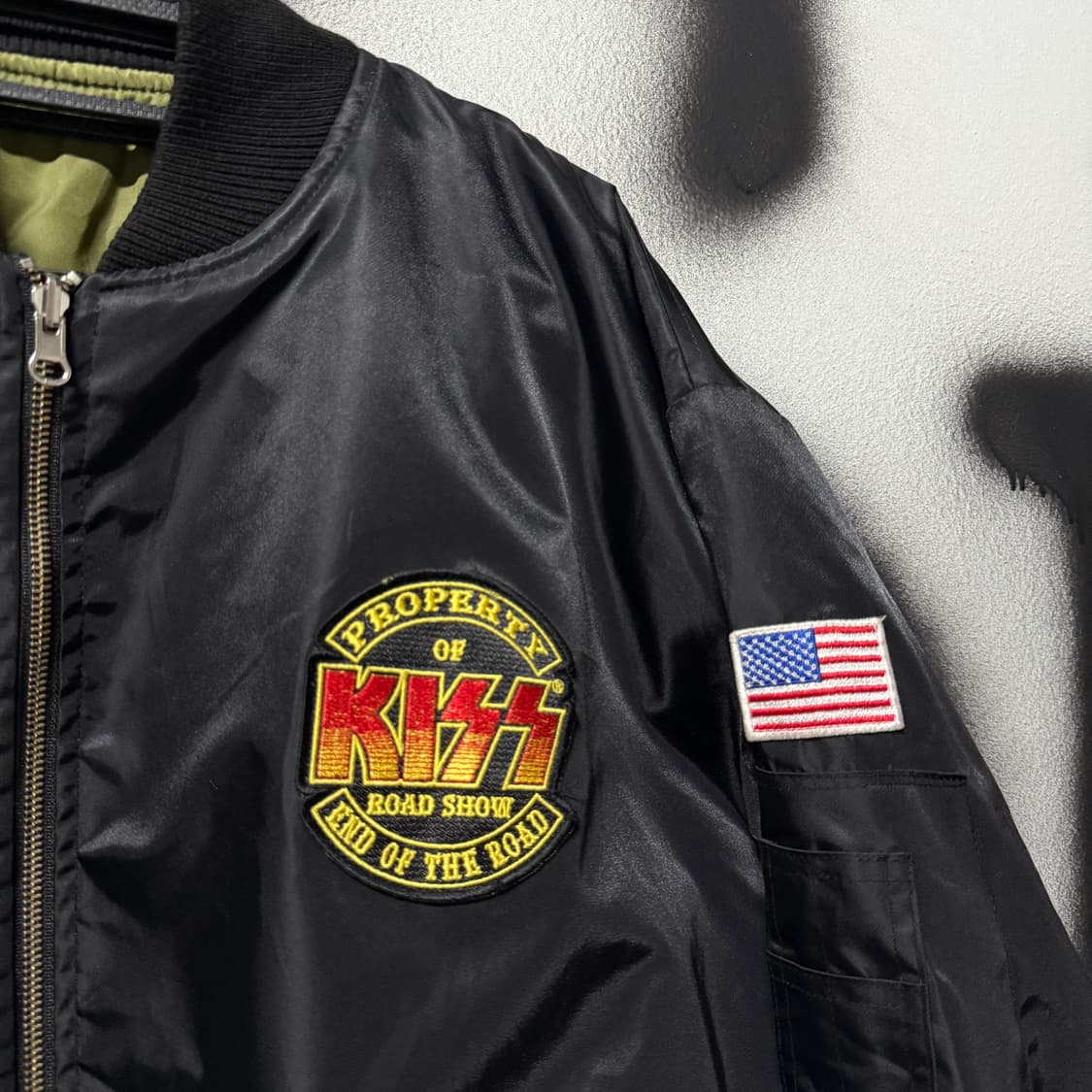 Kiss 2016 일본 투어 리버시블 멀티 프린팅 ma-1 봄버 자켓 상품이미지4