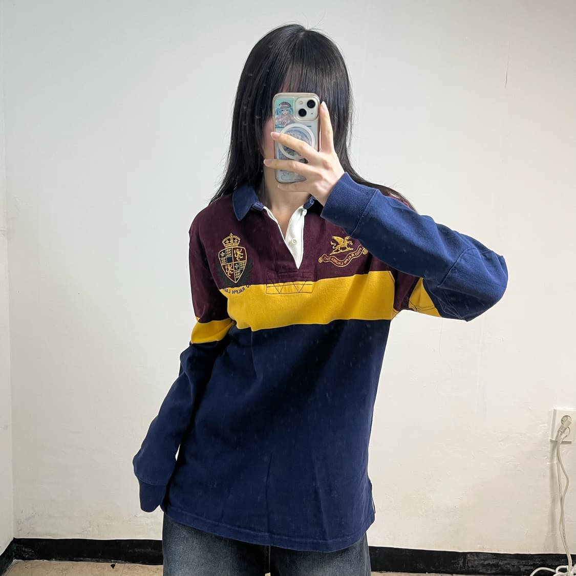 Polo 90’s chief keef rugby shirt 상품이미지1
