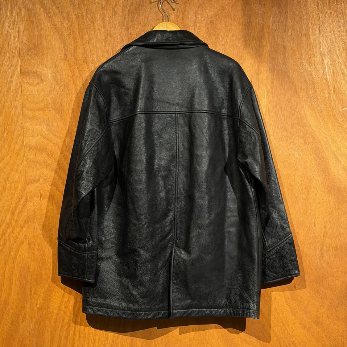 AM스튜디오 헤비 카우레더 카 코트 L 소가죽 자켓 상품이미지6