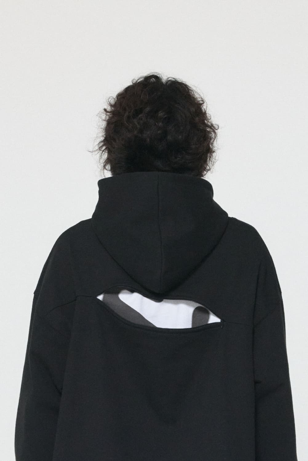 스키즘인듀싱 CONCEAL 후드 블랙 L 상품이미지5