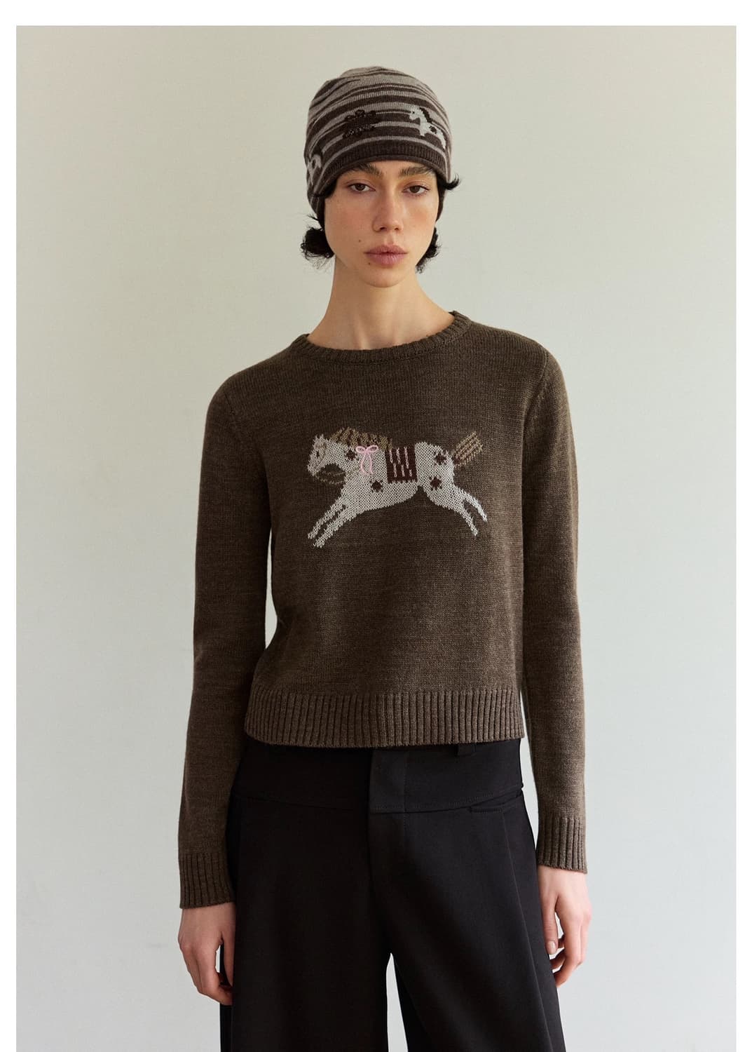 INTERRIS 포니 울 니트 상품이미지1