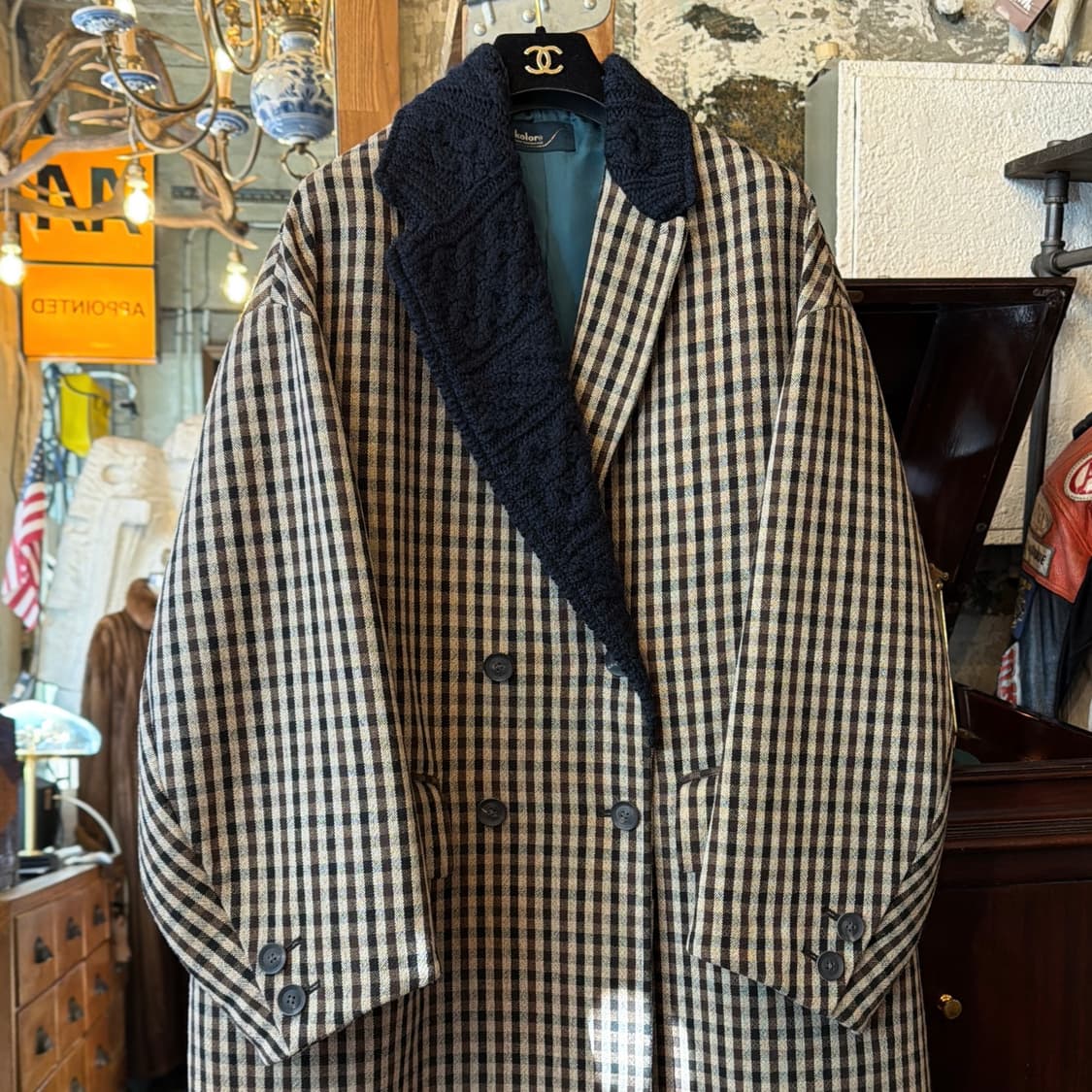 Kolor 컬러 도킹 코트 상품이미지3