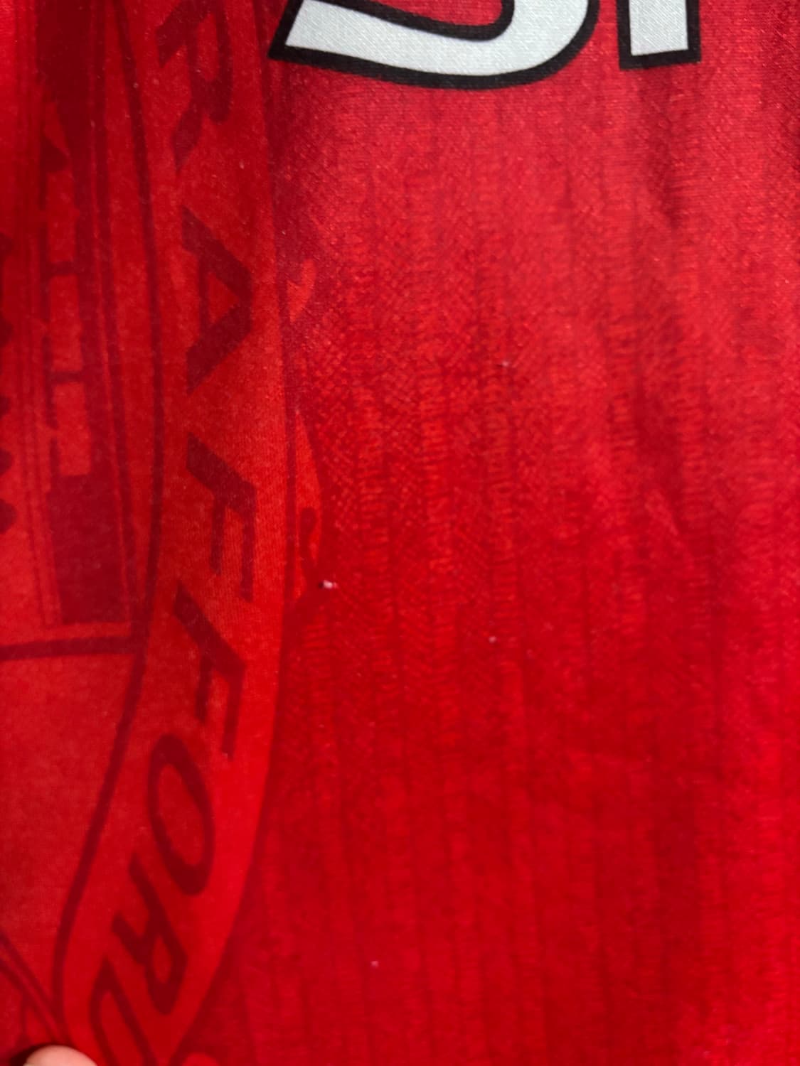 정품 맨유 96-98 유니폼 해외2XL 상품이미지5