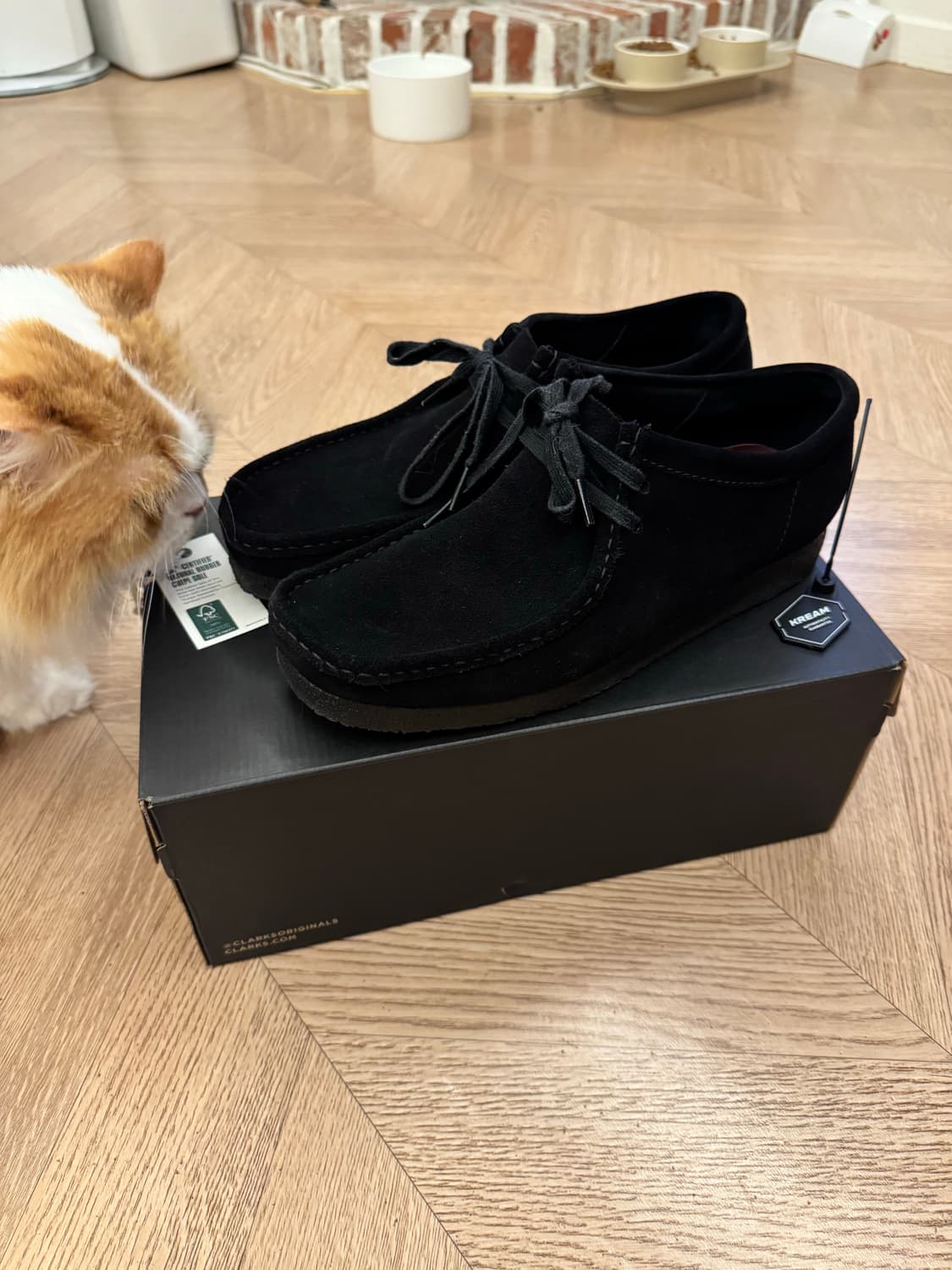 [UK9] 클락스 왈라비 블랙 스웨이드 미중고 상품이미지3